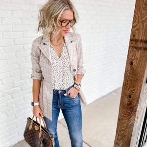 Cabi Windowpane Jacket